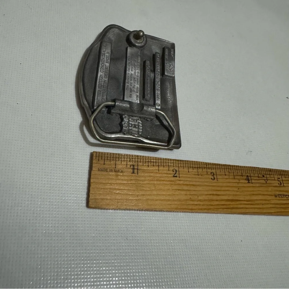 Vintage 1990 Belt Buckle Connection Limited Edition‎ Operation Desert Shield